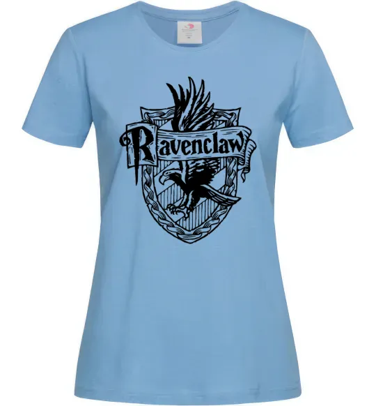 Жіноча футболка Ravenclaw logo Блакитний фото