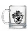 Чашка стеклянная Ravenclaw logo Прозрачный фото