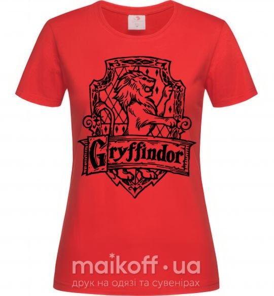 Жіноча футболка Gryffindor logo Червоний фото