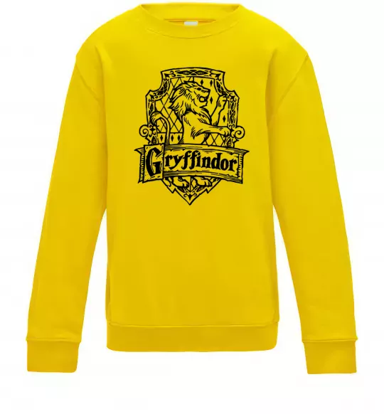 Дитячий світшот Gryffindor logo Сонячно жовтий фото