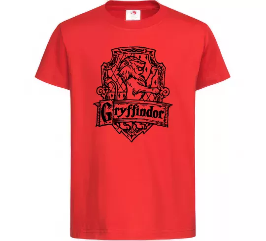Дитяча футболка Gryffindor logo Червоний фото