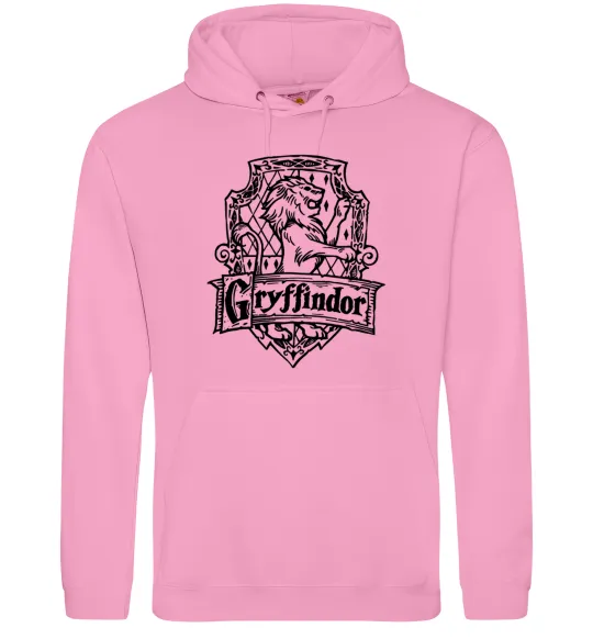 Чоловіча толстовка (худі) Gryffindor logo Рожевий фото