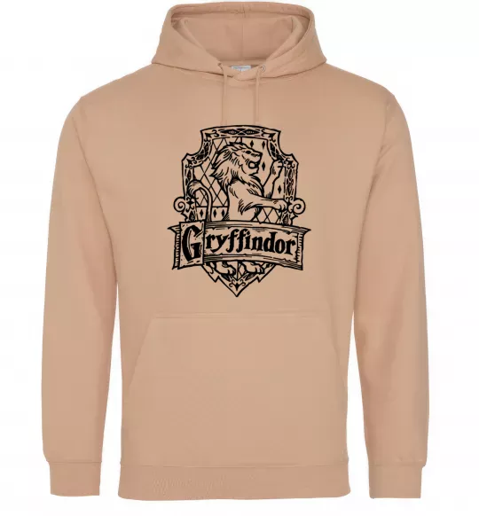Жіноча толстовка (худі) Gryffindor logo Пісочний фото
