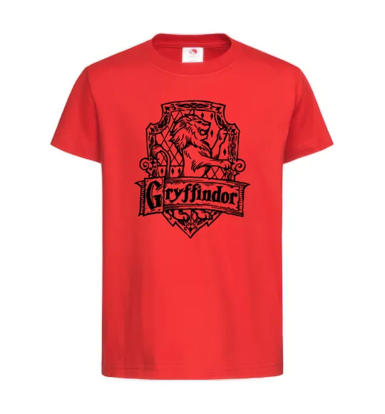 Детская футболка Gryffindor logo Красный фото