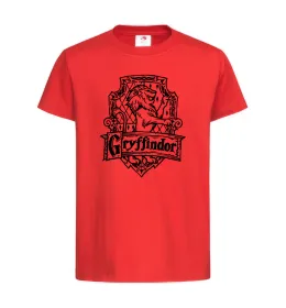 Детская футболка Gryffindor logo Красный фото