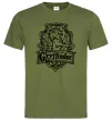 Мужская футболка Gryffindor logo Оливковый фото