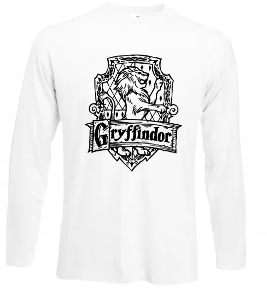 Лонгслив Gryffindor logo Белый фото