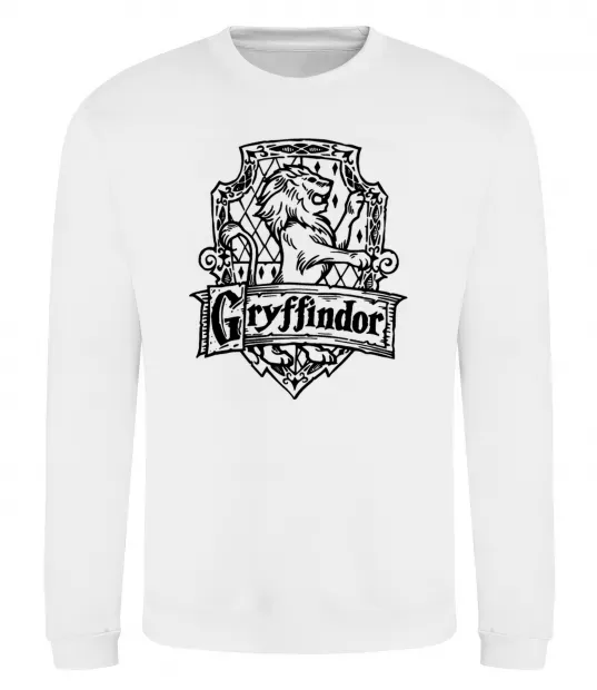 Свитшот Gryffindor logo Белый фото