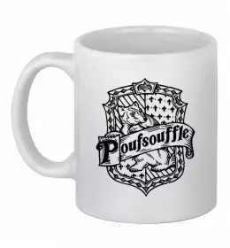 Чашка керамічна Poufsouffle logo Білий фото