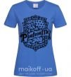 Жіноча футболка Poufsouffle logo Яскраво-синій фото