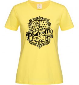 Женская футболка Poufsouffle logo Женская футболка Poufsouffle logo