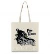 Еко-сумка Free Kisses dementor Бежевий фото