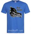 Чоловіча футболка Free Kisses dementor Яскраво-синій фото