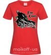 Жіноча футболка Free Kisses dementor Червоний фото