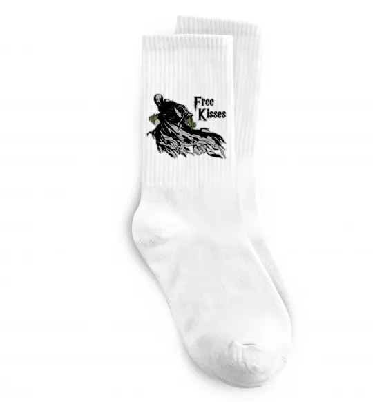 Шкарпетки Free Kisses dementor Білий фото
