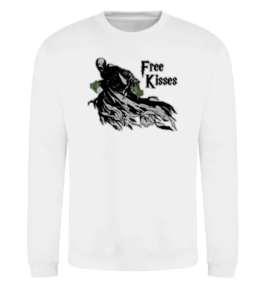 Свитшот Free Kisses dementor Белый фото
