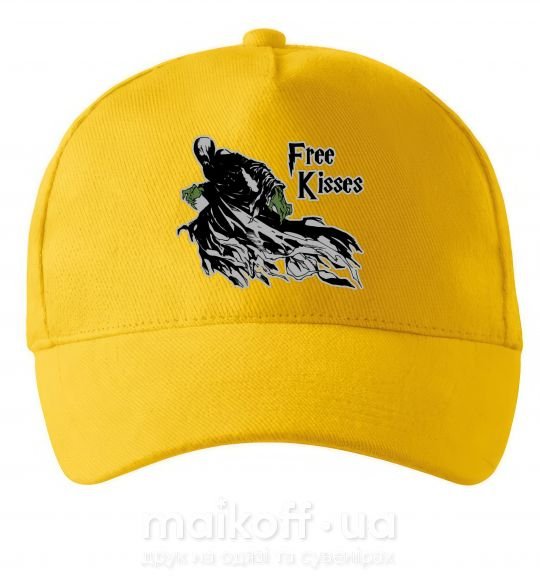 Кепка Free Kisses dementor Сонячно жовтий фото