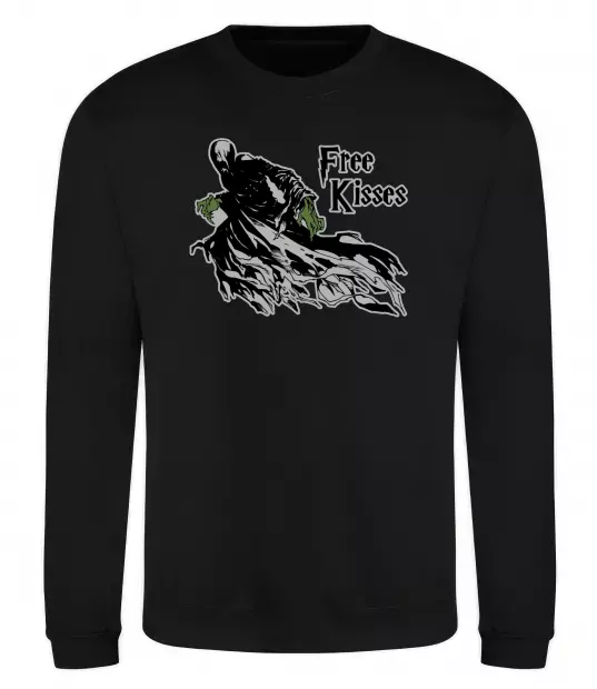 Свитшот Free Kisses dementor Черный фото