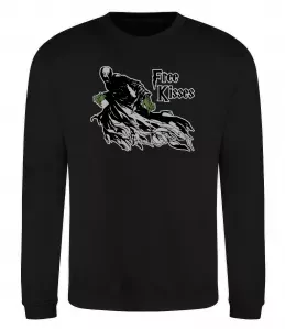 Свитшот Free Kisses dementor Черный фото