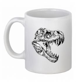 Чашка керамическая Dino skull