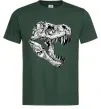 Мужская футболка Dino skull Темно-зеленый фото