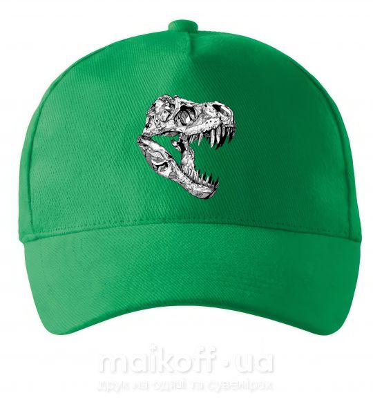 Кепка Dino skull Зеленый фото