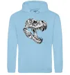 Жіноча толстовка (худі) Dino skull Блакитний фото