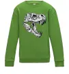 Детский Свитшот Dino skull Лаймовый Детский Свитшот Dino skull Лаймовый фото