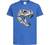 Детская футболка Dino skull Ярко-синий фото