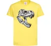 Детская футболка Dino skull Лимонный фото