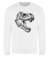 Свитшот Dino skull Белый фото