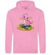 Жіноча толстовка (худі) Рожевий динозавр Рожевий фото