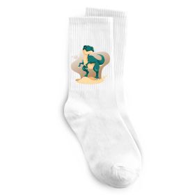 Носки Динозавр в пустелі