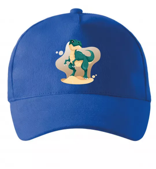 Кепка Динозавр в пустелі Ярко-синий фото