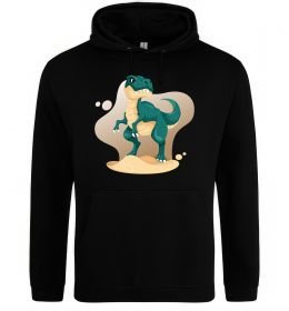 Чоловіча толстовка (худі) Динозавр в пустелі