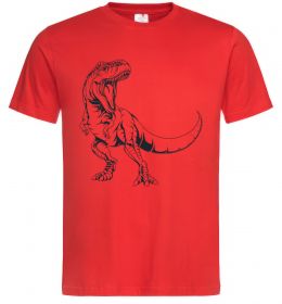 Чоловіча футболка Злий динозавр Чоловіча футболка Злий динозавр