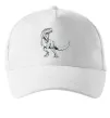 Кепка Злий динозавр Белый Кепка Злий динозавр Белый фото
