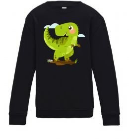 Детский Свитшот Щасливий динозавр Детский Свитшот Щасливий динозавр