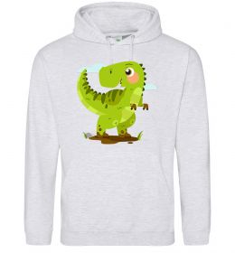 Женская толстовка (худи) Щасливий динозавр Женская толстовка (худи) Щасливий динозавр