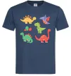 Мужская футболка Mini dinos Темно-синий фото