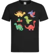 Мужская футболка Mini dinos Черный фото