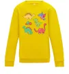 Детский Свитшот Mini dinos Солнечно желтый фото