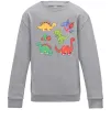 Детский Свитшот Mini dinos Серый меланж фото