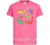 Детская футболка Mini dinos Ярко-розовый фото