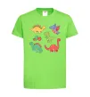 Детская футболка Mini dinos Лаймовый фото