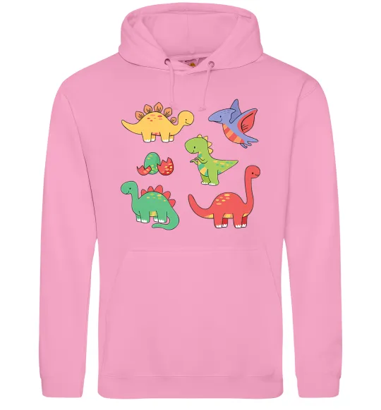 Жіноча толстовка (худі) Mini dinos Рожевий фото