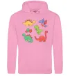 Жіноча толстовка (худі) Mini dinos Рожевий фото
