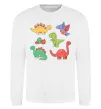 Світшот Mini dinos Білий фото