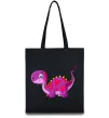 Еко-сумка Fuchsia dino Чорний фото