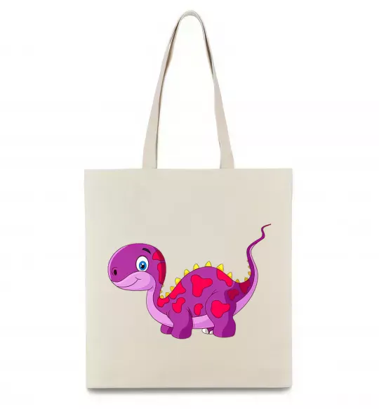Еко-сумка Fuchsia dino Бежевий фото